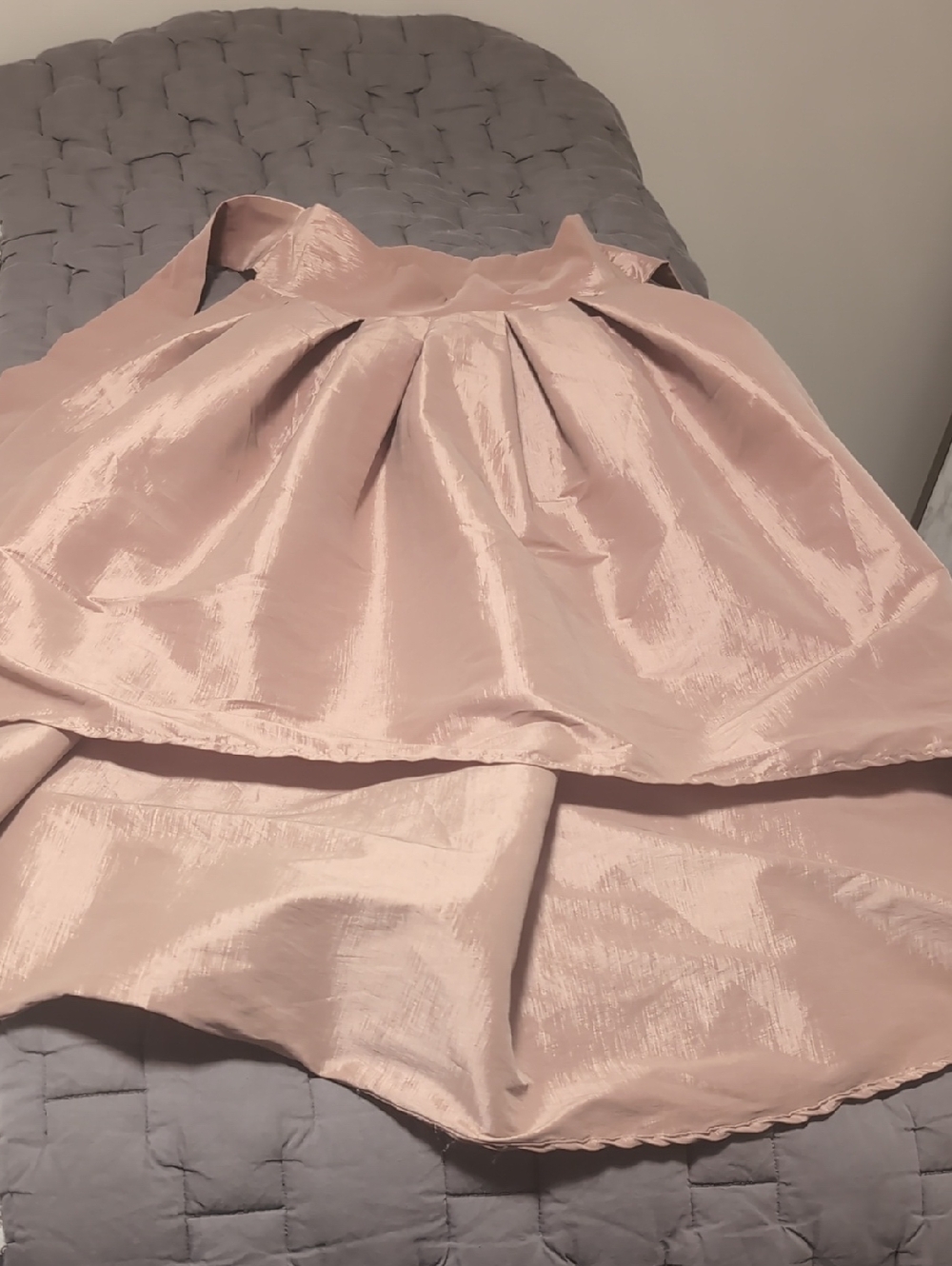 Chelsea Blush Pink Hi Low Skirt